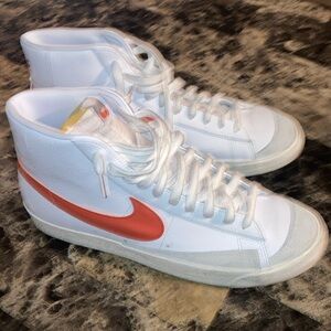 Vintage Nike Blazer White Hightop Sneaker